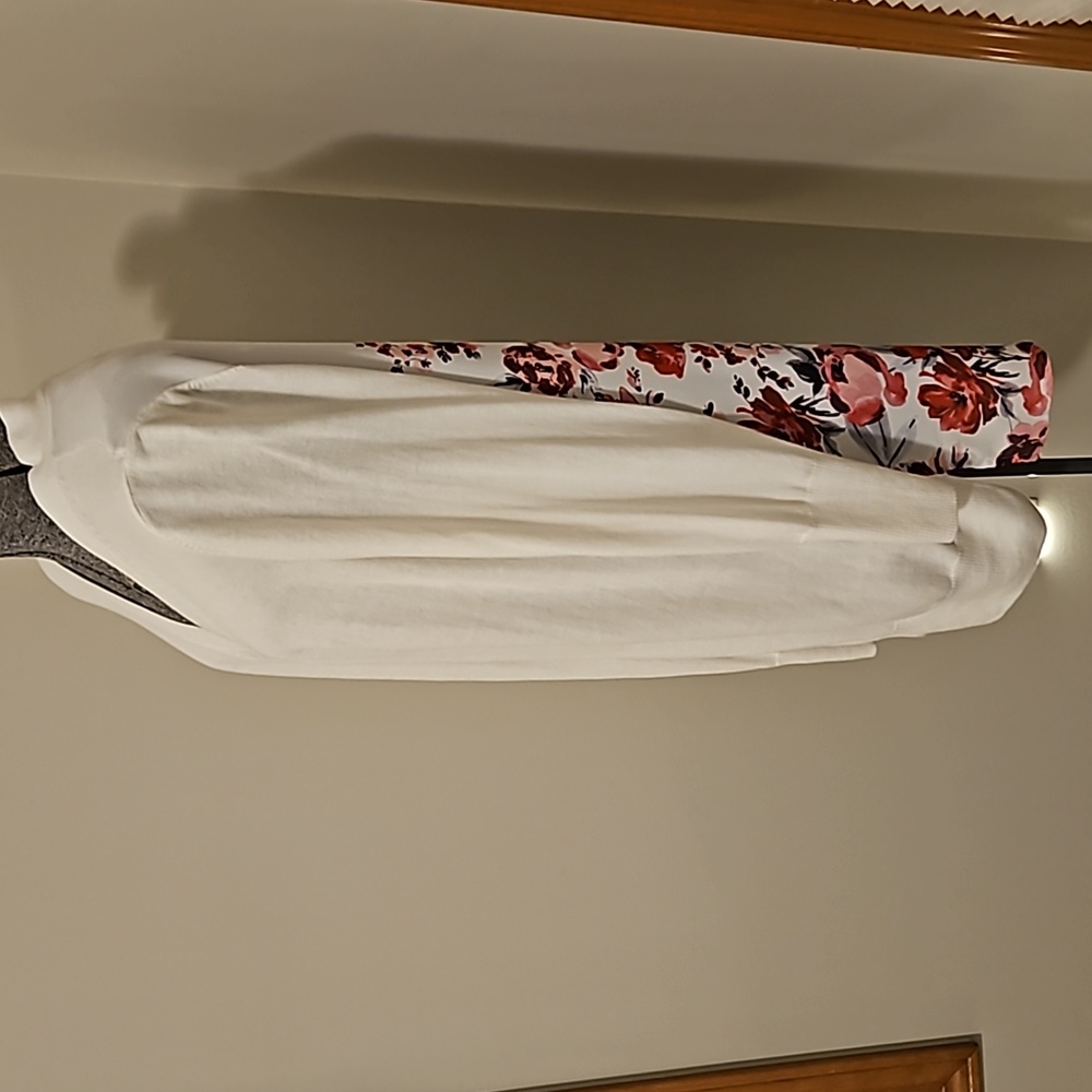 croft & barrow White Open-Front Lightweight Cardigan - Picture 4 of 7